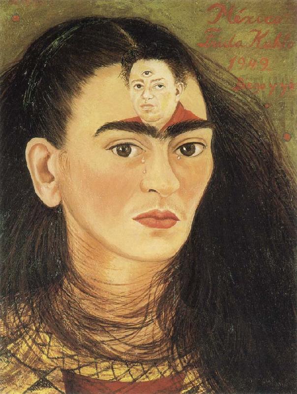 Frida Kahlo Diego and i china oil painting image